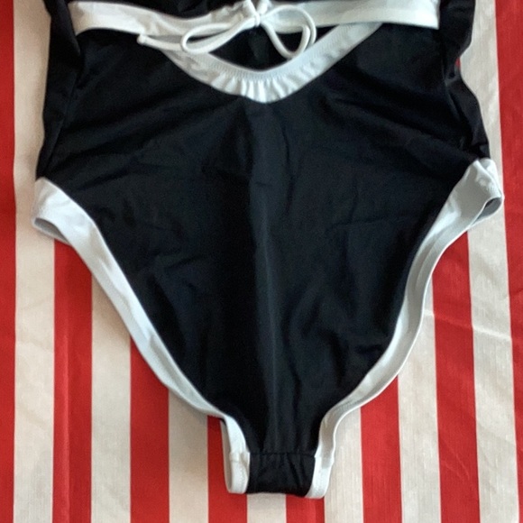 SWIMSUITS FOR ALL (Black & White) Size 14, NEW - Picture 4 of 6